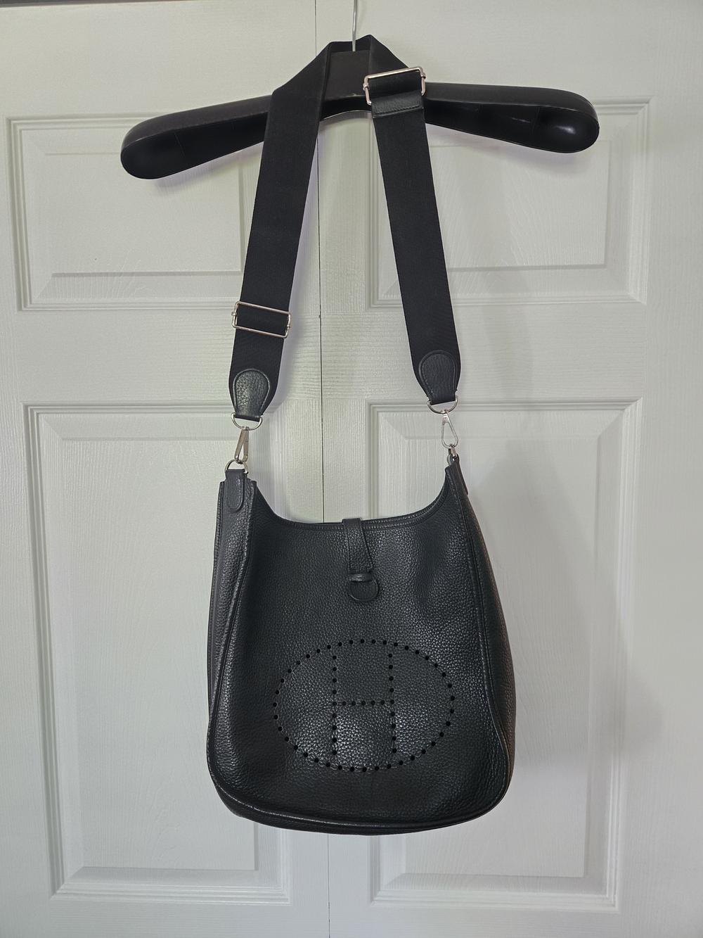 Hermes Evelyne PM black bag / chanel vuitton gucci bottega
